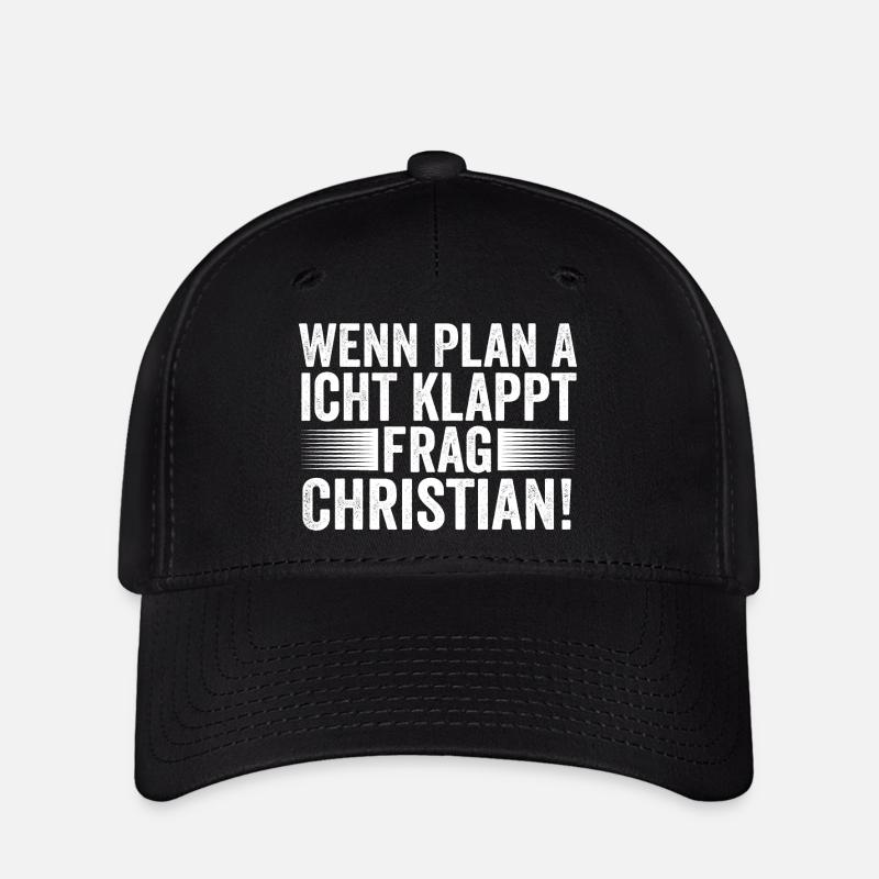 First name Chris Christian - Flexfit Cap - black