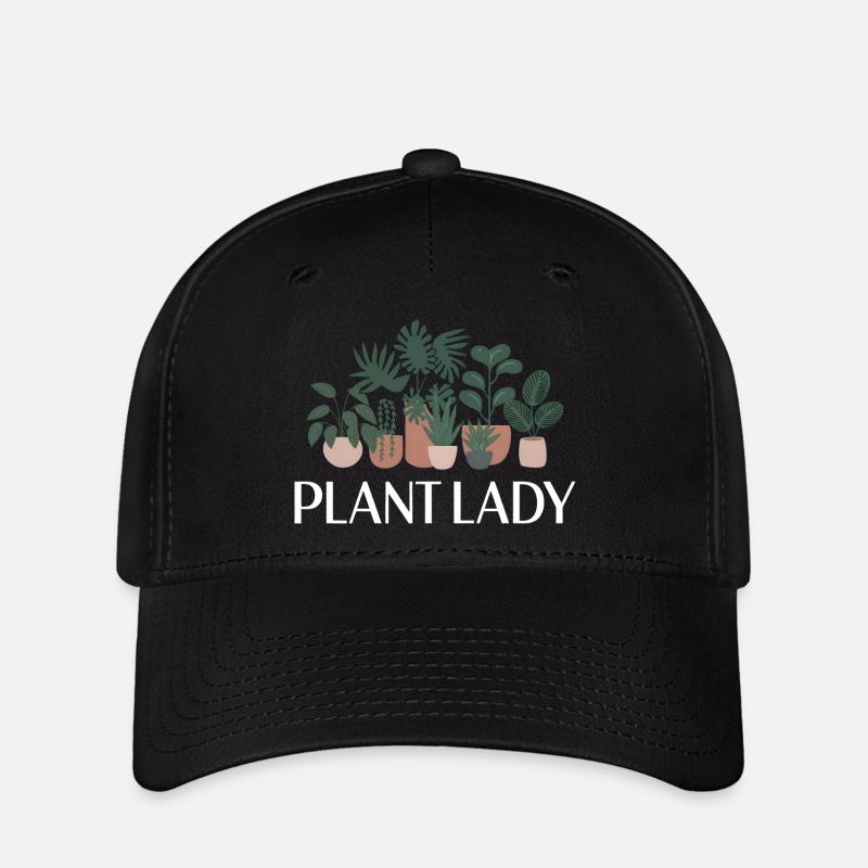 Dame des plantes - Casquette Flexfit - noir