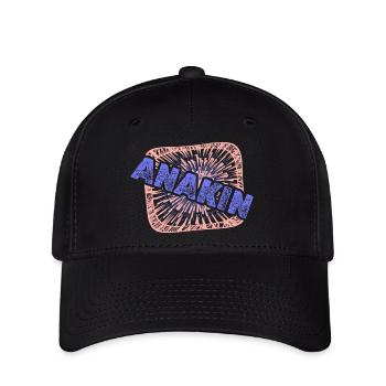 Collègue Anakin - Casquette Flexfit - noir - Devant