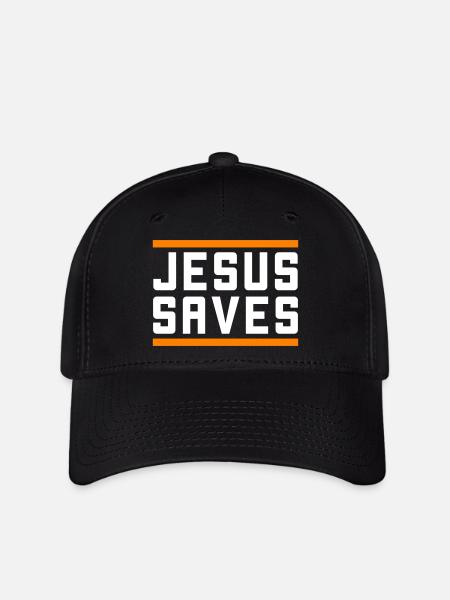 Jesus Rettet Christlich - Flexfit Cap - Schwarz