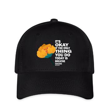 Es ist in Ordnung, wenn das Einzige, was der Atem ist, ist - Flexfit Cap - Schwarz - Vorne