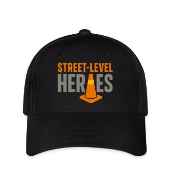 Road Construction Team Asphalt Concrete Team - Flexfit Cap - black - Front