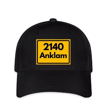 ANCIEN CODE POSTAL RÉTRO 2140 ANKLAM HEIMAT - Casquette Flexfit - noir - Devant