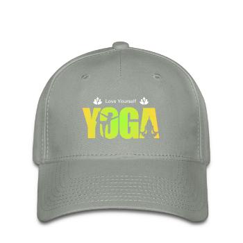 Yoga - Casquette Flexfit - gris vert - Devant
