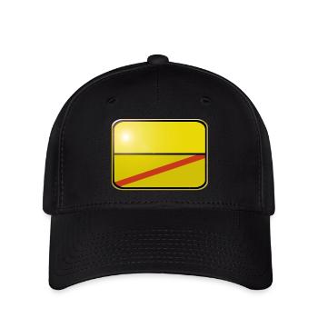 Blank signpost - Flexfit Cap - black - Front