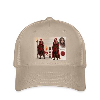Rotkäppchen-Mädchen - Flexfit Cap - Khaki - Vorne