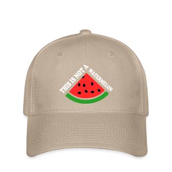 THIS IS NOT A WATERMELON - Casquette Flexfit - kaki - Devant