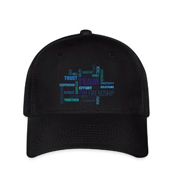 Équipe - Casquette Flexfit - noir - Devant
