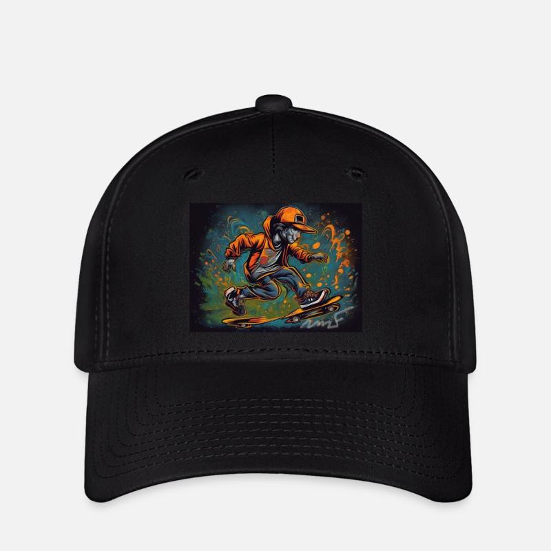 Skate - Flexfit Cap - black