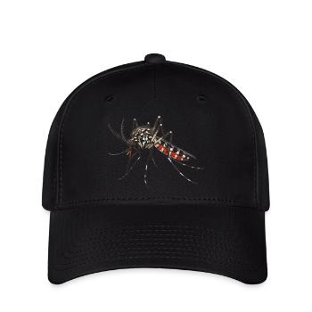 moustique tigre - Casquette Flexfit - noir - Devant