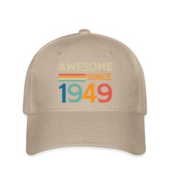 Awesome since 1949 - Flexfit Cap - khaki - Front