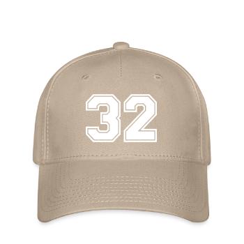 Number 32 - Flexfit Cap - khaki - Front