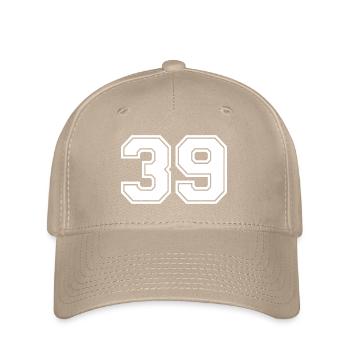Nummer 39 - Flexfit Cap - Khaki - Vorne
