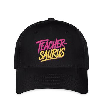 Teacher-saurus 12 - Flexfit Cap - Schwarz - Vorne