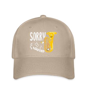 Vintage Euphonium Spieler - Flexfit Cap - Khaki - Vorne
