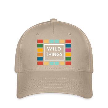 Wild Things Bunte Rahmen - Flexfit Cap - Khaki - Vorne