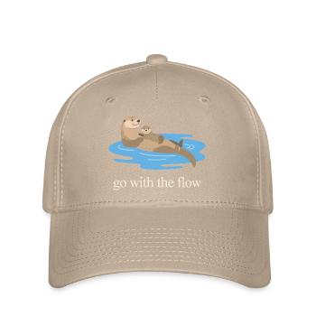 Nimm das Flow Otter Duo - Flexfit Cap - Khaki - Vorne