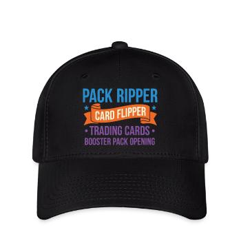 Pack Ripper Card Flipper Trading Cards Booster - Flexfit Cap - black - Front