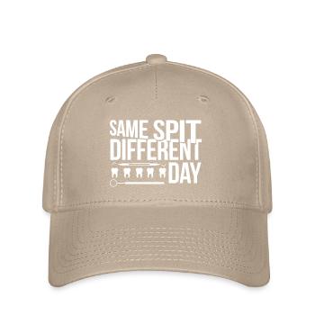 Dentist Same Spit Different - Flexfit Cap - khaki - Front