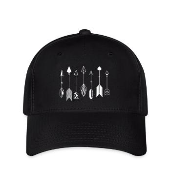 Archery Be Brave Little Archer - Flexfit Cap - black - Front