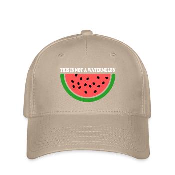 THIS IS NOT A WATERMELON - Flexfit Cap - Khaki - Vorne