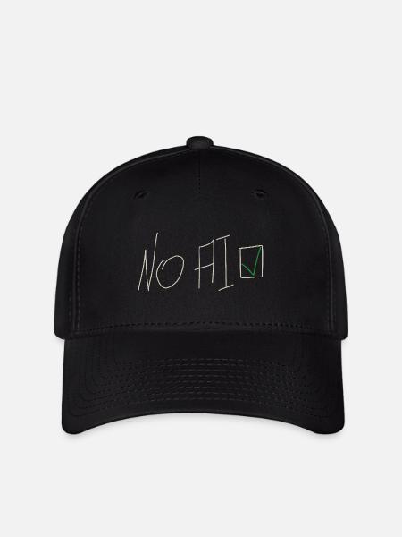 No AI - Handschrift - Flexfit Cap - Schwarz