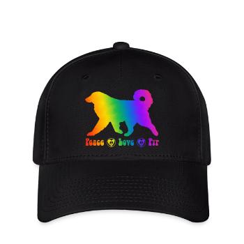 Pyrenean mountain dog, fully customizable as desired - Flexfit Cap - black - Front