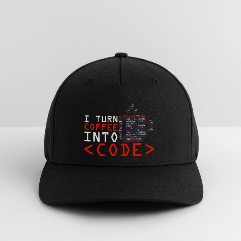 Les programmeurs génèrent du code à partir de café Casquette Flexfit