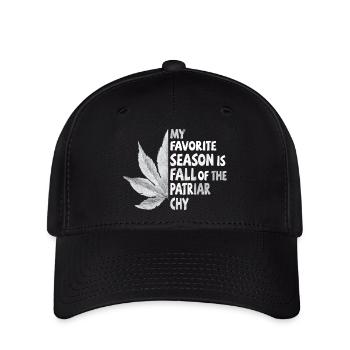My favorite season is Fall of the Patriarchy - Flexfit Cap - Schwarz - Vorne