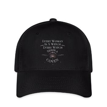 weisse hexe - Flexfit Cap - Schwarz - Vorne