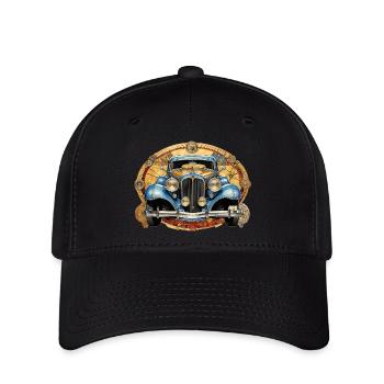 Vintage car - Flexfit Cap - black - Front
