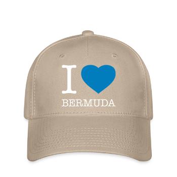 I love Bermuda - Flexfit Cap - Khaki - Vorne