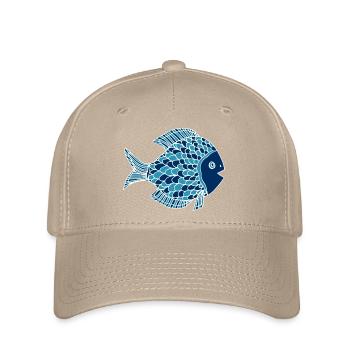 Poisson Bleu - Casquette Flexfit - kaki - Devant
