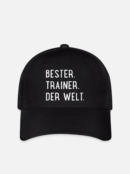 Bester Trainer der Welt - Flexfit Cap - Schwarz