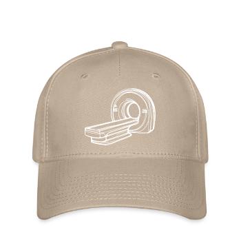 Radiologie Scanner IRM One Line Art Manip Radio - Casquette Flexfit - kaki - Devant