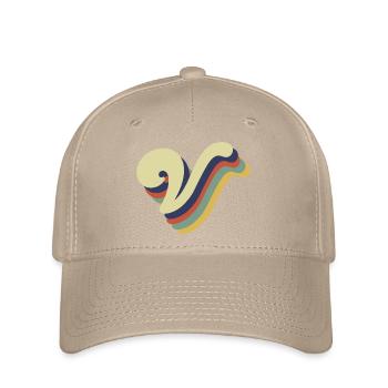 Lettre v rétro - Casquette Flexfit - kaki - Devant