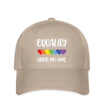 Mois de la fierté LGBT - L’égalité ne fait de mal à personne - Casquette Flexfit - kaki - Devant