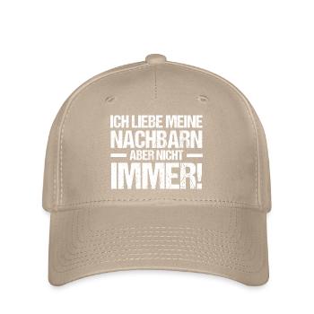 Neighborhood Best Neighbor - Flexfit Cap - khaki - Front