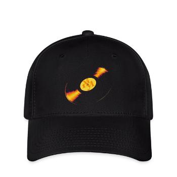 Retro Vinyl-Rausch – Dein Sound-Statement - Flexfit Cap - Schwarz - Vorne