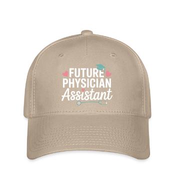 Future Physician Assistant Style - Flexfit Cap - khaki - Front