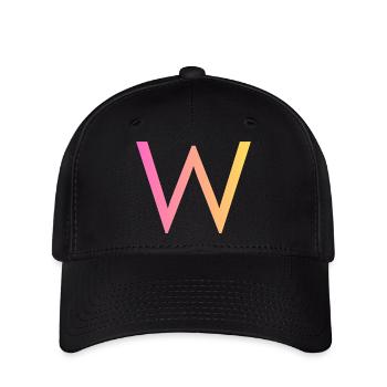 W - Flexfit Cap - Schwarz - Vorne