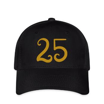 25 - Flexfit Cap - Schwarz - Vorne
