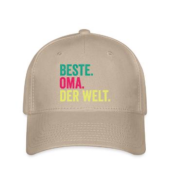 Großmutter Oma - Flexfit Cap - Khaki - Vorne