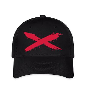 Cross - Flexfit Cap - Schwarz - Vorne