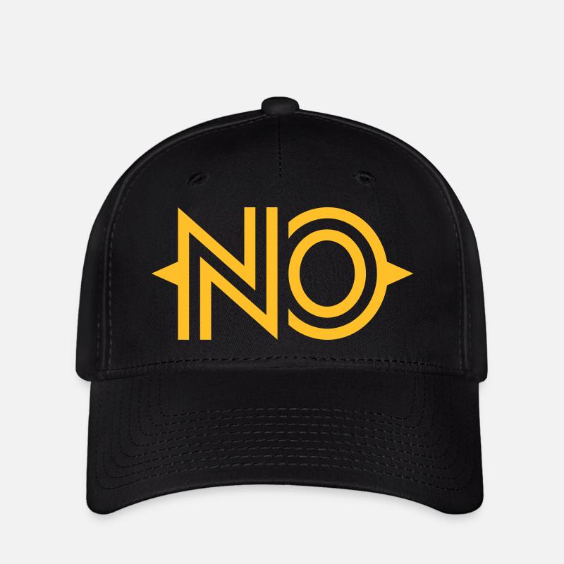 NEIN - Flexfit Cap - Schwarz