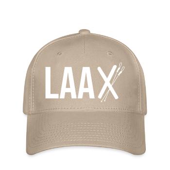 Laax Graubünden Schweiz - Flexfit Cap - Khaki - Vorne