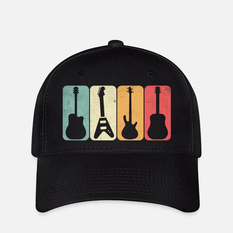 Guitars - Flexfit Cap - black