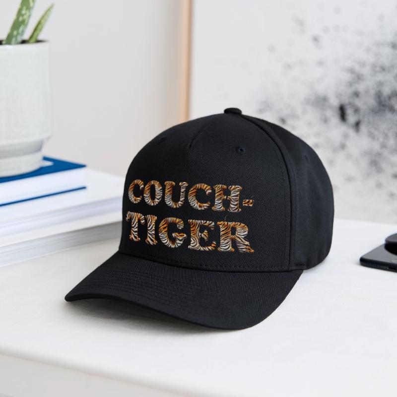 Pun ambiguous expression - couch tiger Flexfit Cap