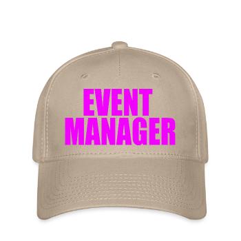 EVENT-MANAGER - Flexfit Cap - Khaki - Vorne