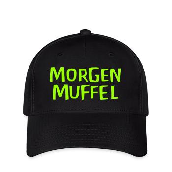 Morgenmuffel - Flexfit Cap - Schwarz - Vorne